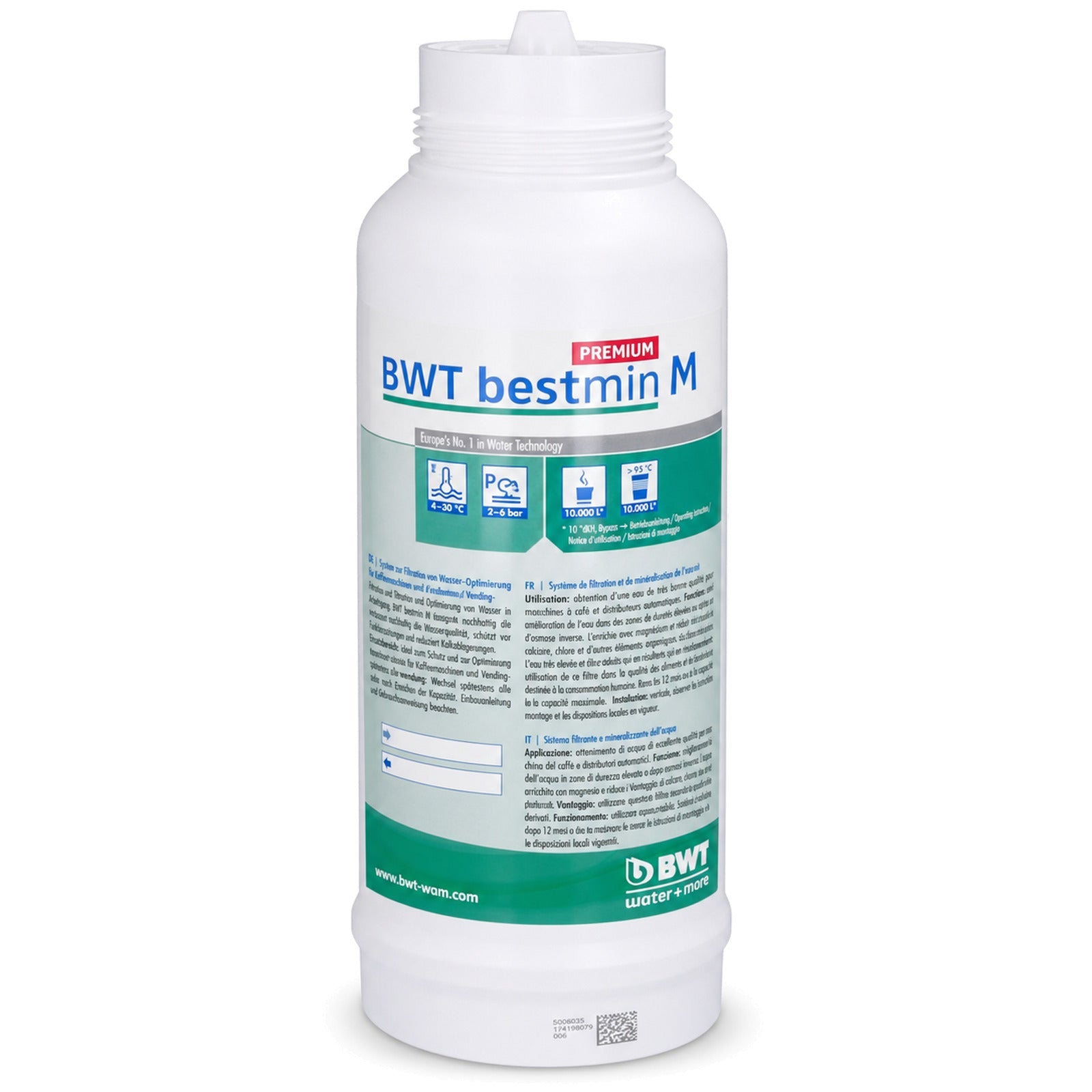 Cartuccia Filtro Bwt Bestmin M compatibile con BWT WATER MORE - 4KP-L-CAF-00140 - 4KitchensParts
