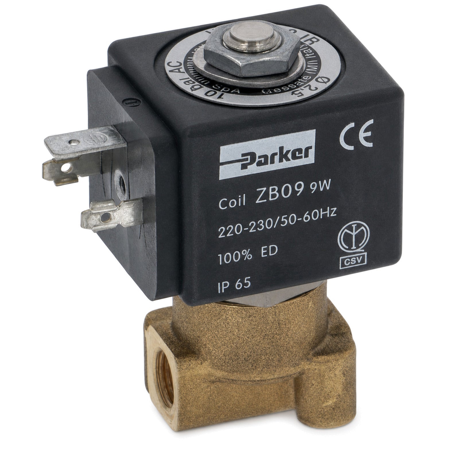 Elettrovalvola Parker 2 Vie 230V 50/60Hz compatibile con CIMBALI - 4KP-L-CAF-00325 - 4KitchensParts