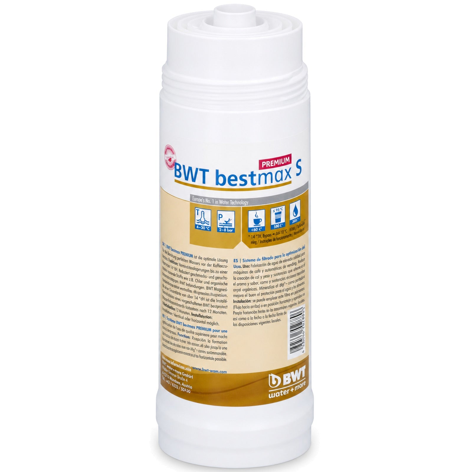 Cartuccia Filtro Bwt Bestmax Soft S compatibile con BWT WATER MORE - 4KP-L-CAF-00390 - 4KitchensParts