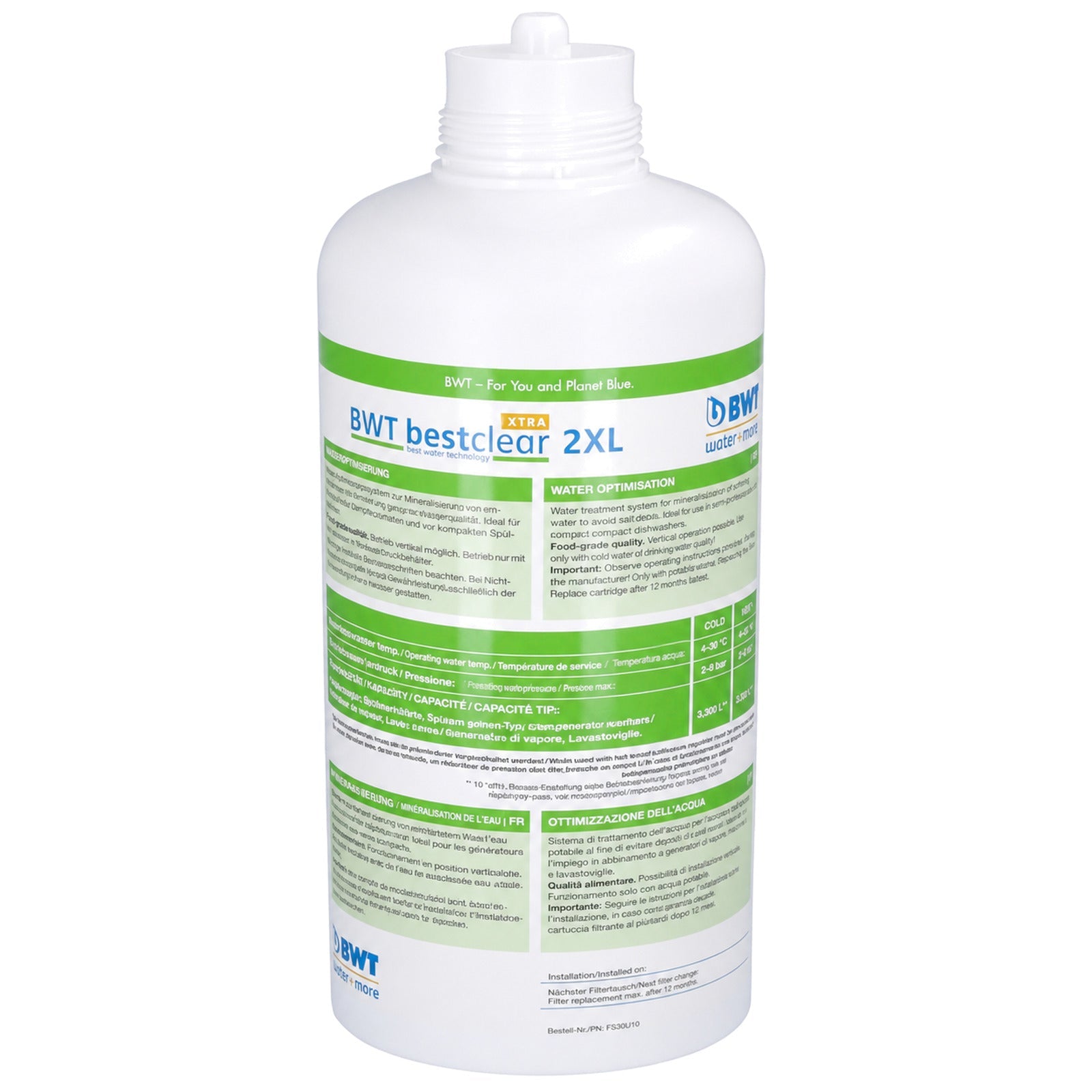 Cartuccia Filtro Bwt Bestclear Extra 2Xl compatibile con BWT WATER MORE - 4KP-L-CAF-00074 - 4KitchensParts