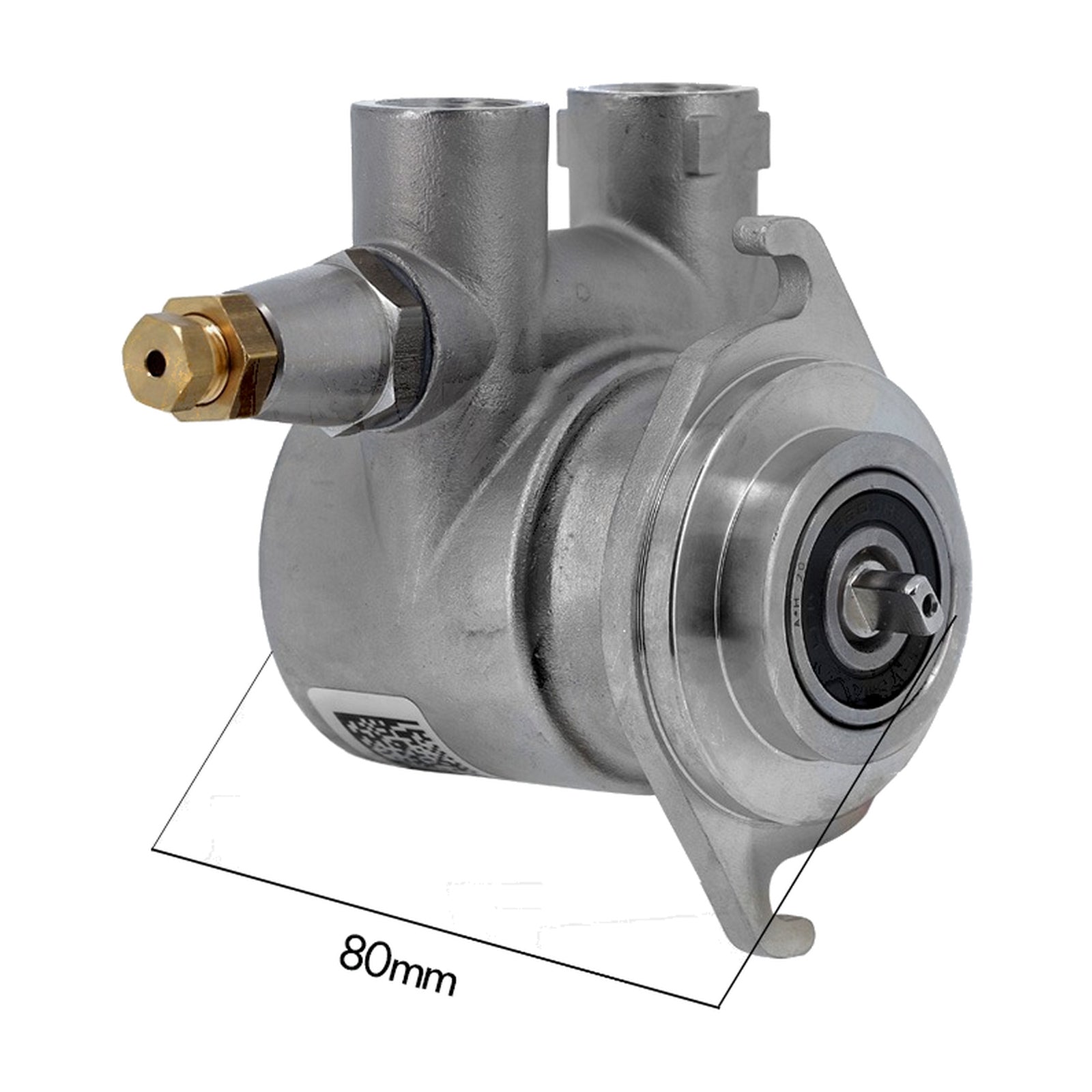Pompa rotativa Nuert a flangia inox 150 L/h 2 fori compatibile con CASADIO, CIMBALI e FAEMA - 4KP-D-CAF-00007 - 4KitchensParts