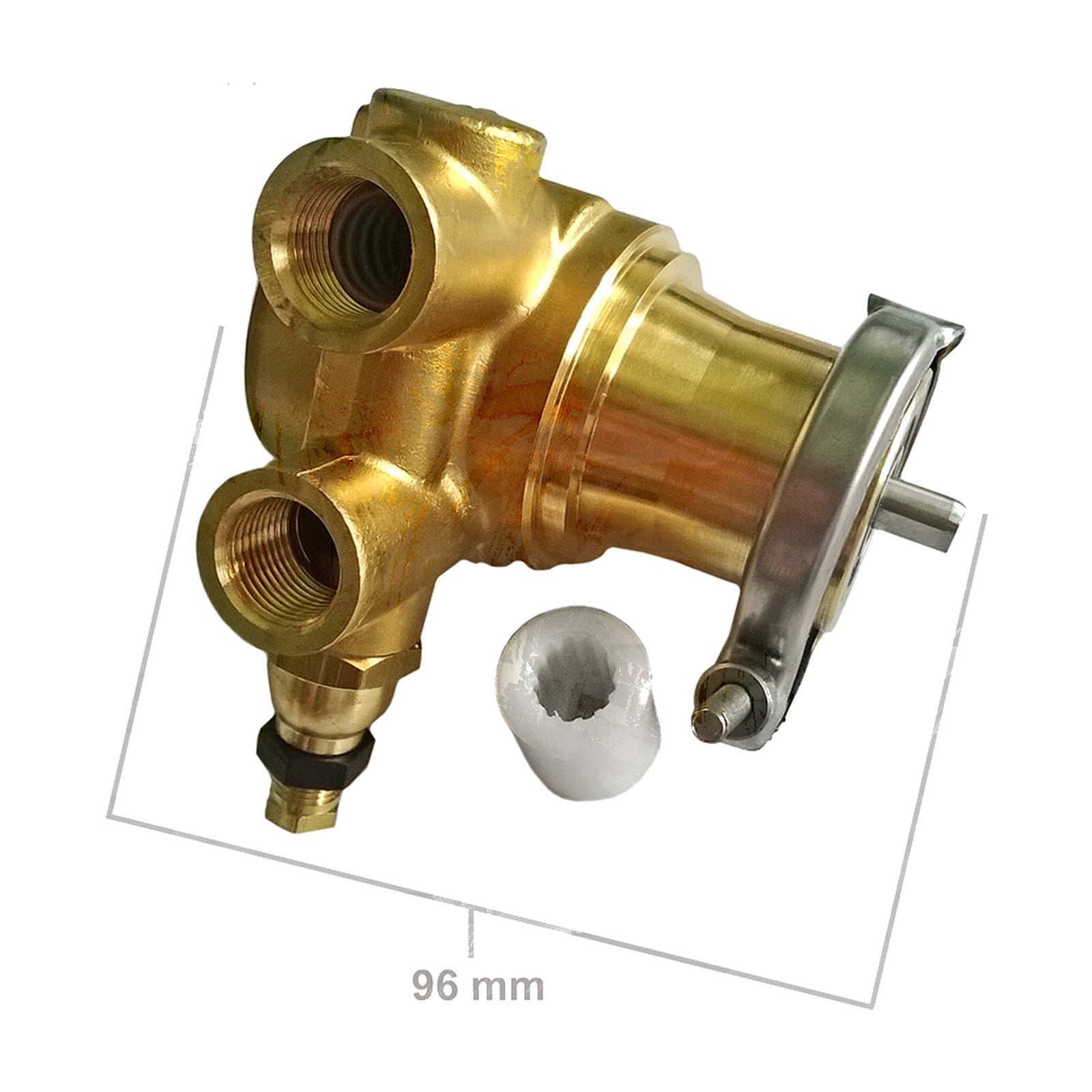 Pompa rotativa a fascetta Fluid-O-Tech 200 L/h con giunto ad asta dentata compatibile con BRASILIA - 4KP-D-CAF-00012 - 4KitchensParts