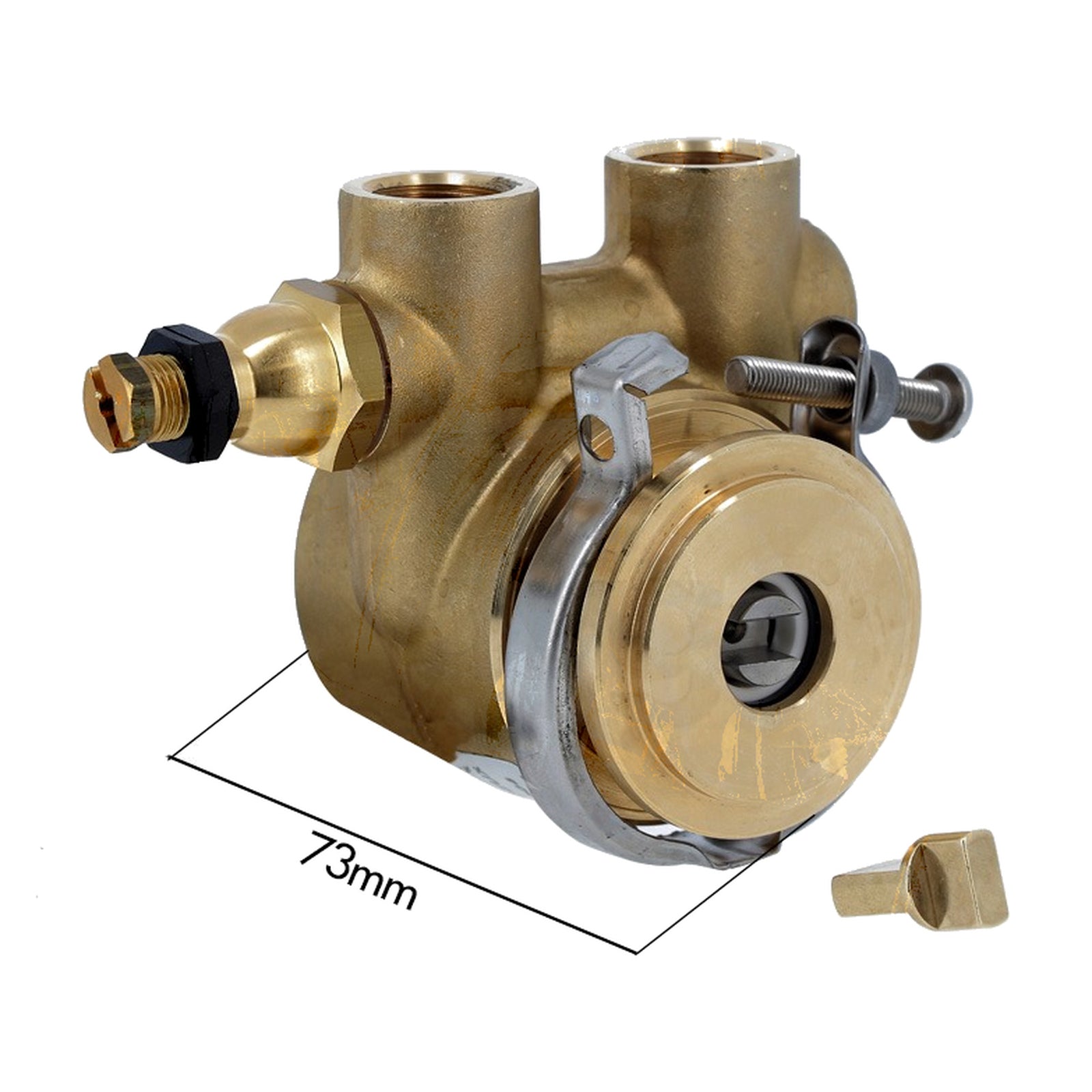 Pompa rotativa a fascetta Fluid-O-Tech 50 L/h compatibile con CREM EXPOBAR, LA NUOVA ERA, CIME, LA ROCCA e XLVI - 4KP-D-CAF-00018 - 4KitchensParts