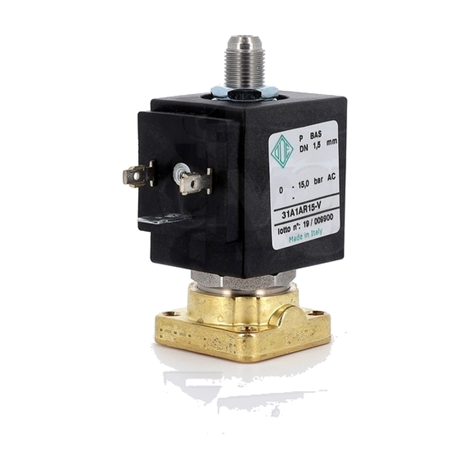 Elettrovalvola ODE 3 vie NC a basetta 220/230 V 50/60 Hz 15 bar tenuta RUBINO Dn1,5 mm - 4KP-D-CAF-00118 - 4KitchensParts
