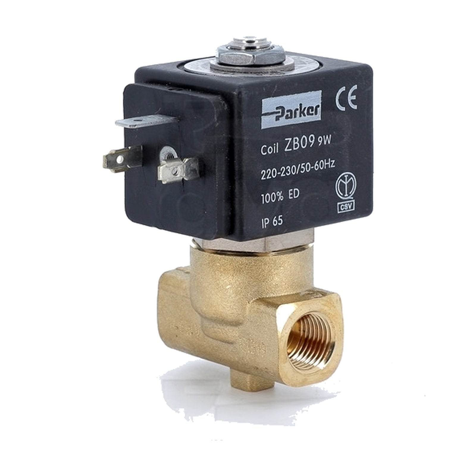 Elettrovalvola PARKER 2 vie 1/4 1/4 DN2,5 mm 220/230 V 50/60 Hz 9 W - 4KP-D-CAF-00128 - 4KitchensParts