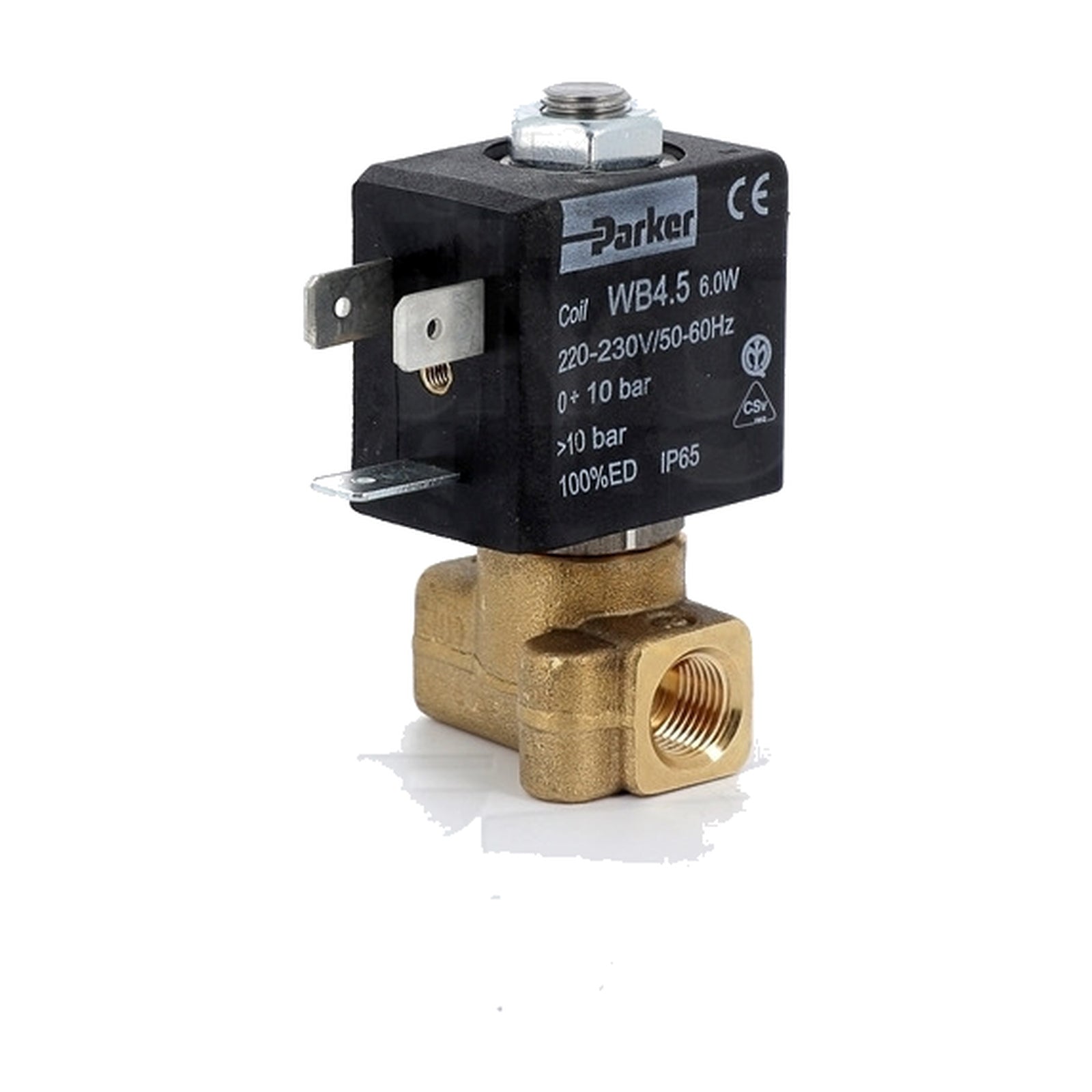 Elettrovalvola PARKER 2 vie 1/8G 230 V tenuta VITON® 0-10 BAR DN2,5 - 4KP-D-CAF-00132 - 4KitchensParts