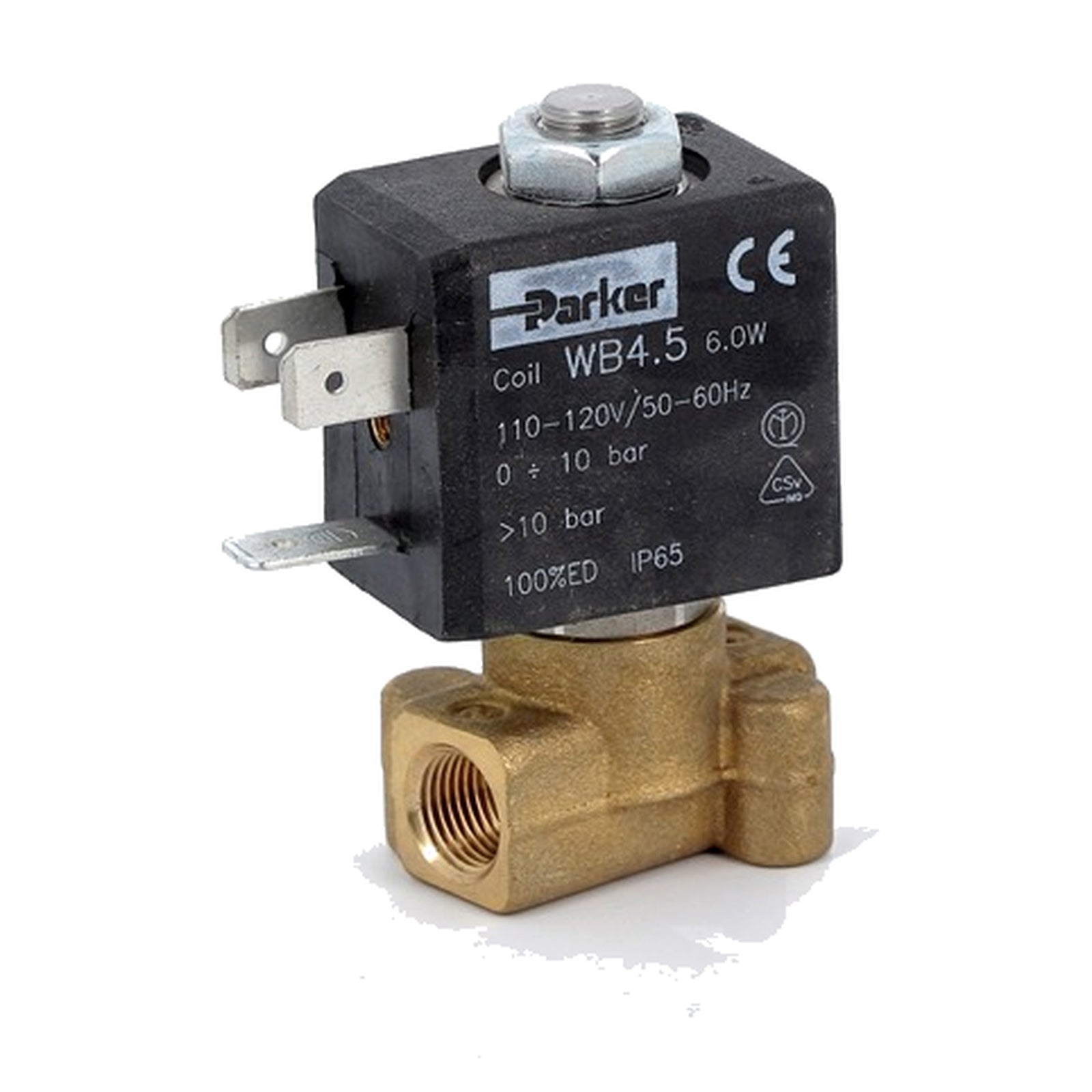 Elettrovalvola PARKER 2 vie 1/8 G 110/120 V VITON® 0-10 BAR DN 2,5 CW510L - 4KP-D-CAF-00133 - 4KitchensParts