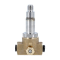 Parte meccanica LUCIFER 2 vie NC 1/8 1/8 tenuta VITON® CON REGOLATORE DI FLUSSO compatibile con LA SPAZIALE - 4KP-D-CAF-00151 - 4KitchensParts