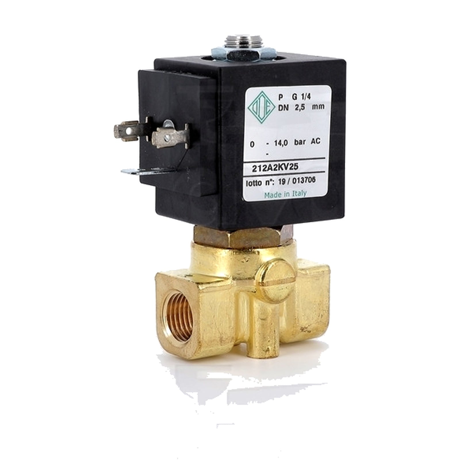 Elettrovalvola ODE 2 vie NC 1/4 220/230 V 50/60 Hz DN2,5 14 bar - 4KP-D-CAF-00163 - 4KitchensParts