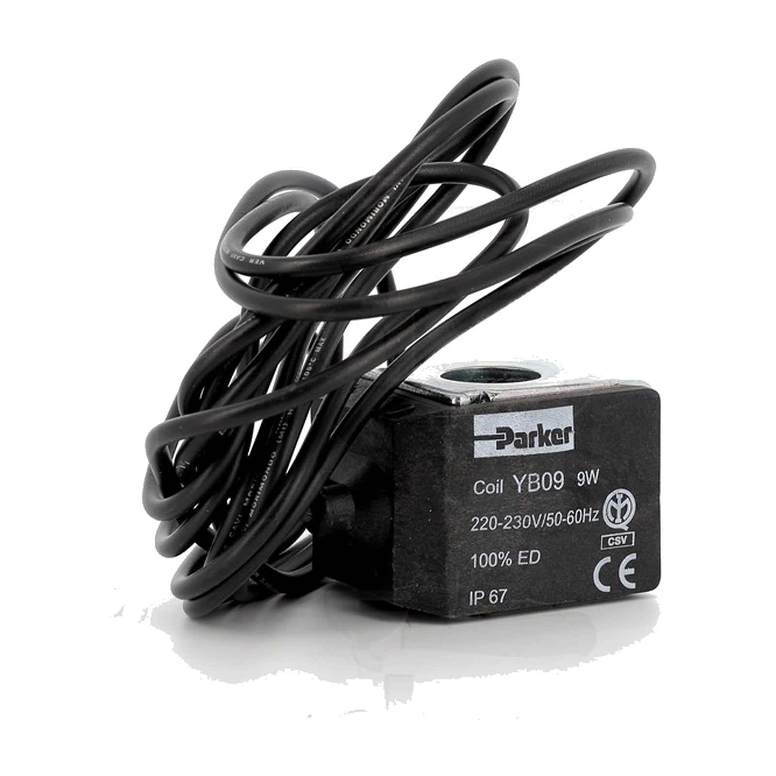 Bobina per elettrovalvola PARKER 230 V AC 50/60 Hz YB09 9 W IP67 CON FILO 230 V - 4KP-D-CAF-00167 - 4KitchensParts