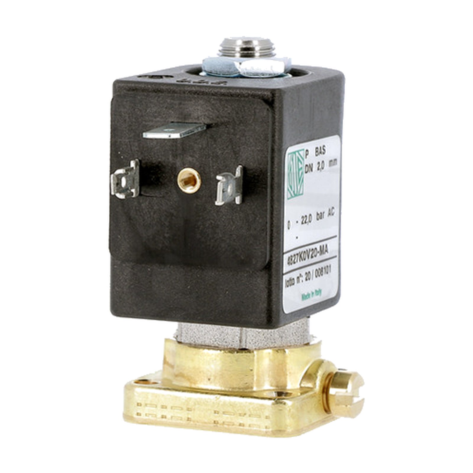 Elettrovalvola ODE 2 vie NC a basetta 230 V 50 Hz / 240 V 60 Hz 22 bar 14,5VA ADA - 4KP-D-CAF-00177 - 4KitchensParts
