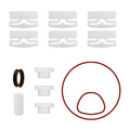 Kit guarnizioni per mantecatore compatibile TECHNOGEL Mante 20-60