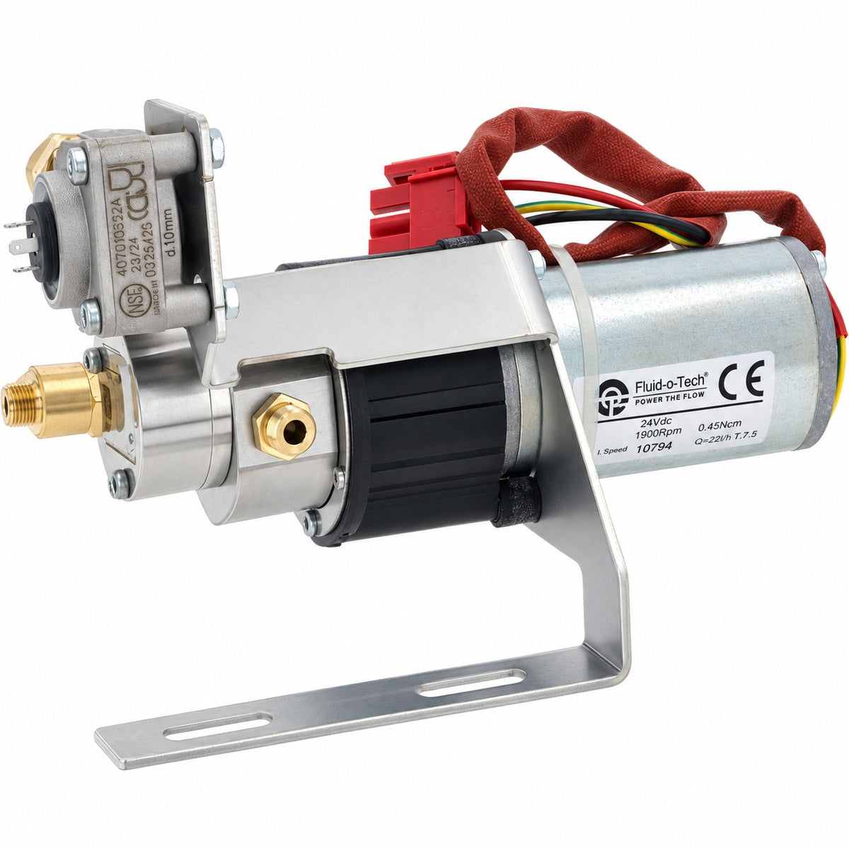 Gruppo pompa a ingranaggi 24 V 1900 giri cod. 10051985 compatibile con SANREMO - 4KP-L-CAF-00505 - 4KitchensParts