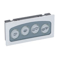 Pulsantiera 4 tasti touch cornice 96x48 mm compatibile con ASTORIA Forma - 4KP-L-CAF-00541 - 4KitchensParts