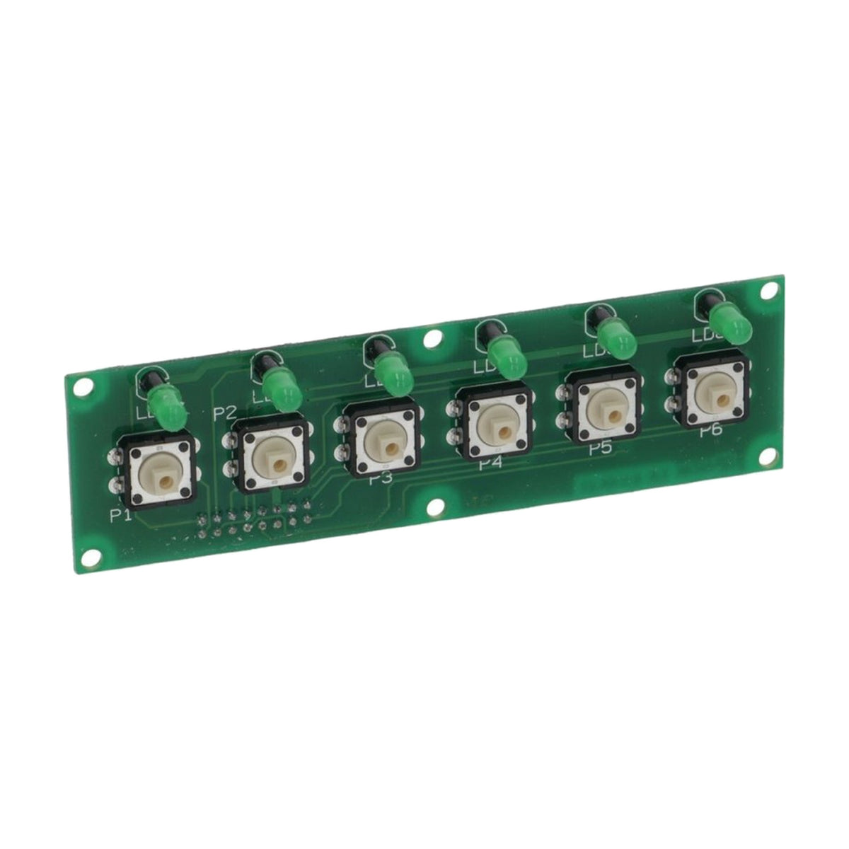 Pulsantiera 6 tasti con LED compatibile con SANREMO Milano - 4KP-L-CAF-00567 - 4KitchensParts