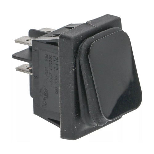 Pulsante bipolare istantaneo nero 16A 250V - 4KP-L-INT-00001 - 4KitchensParts