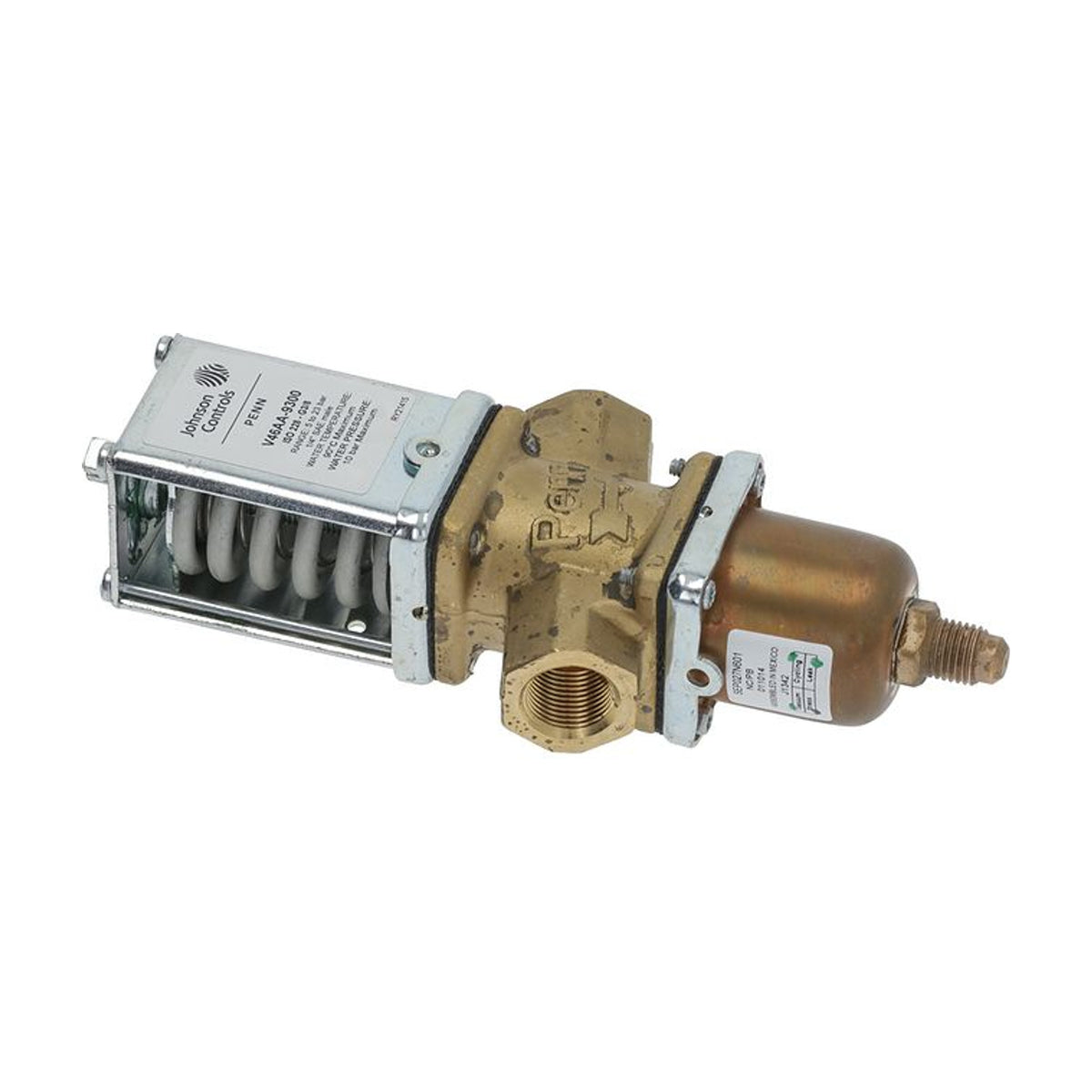 Valvola pressostatica acqua Johnson Controls Penn V46AA-9300 G 3/8" 5-23 bar attacco diretto