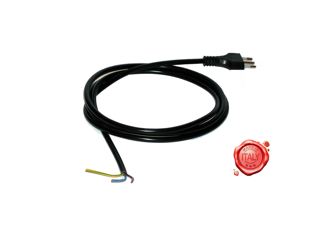 CAVO ALIMENTAZIONE 220V SPINA ITALIA UNIVERSALE - Meat Slicer spare part - 4KitchensParts