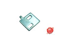 PIASTRINA REGOLAZIONE ECCENTRICO MOD.250 C CELME MOD.250 - Meat Slicer spare part - 4KitchensParts
