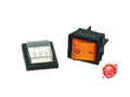 INTERRUTTORE BIPOLARE ARANCIO 16A 250V UNIVERSALE - Meat Slicer spare part - 4KitchensParts