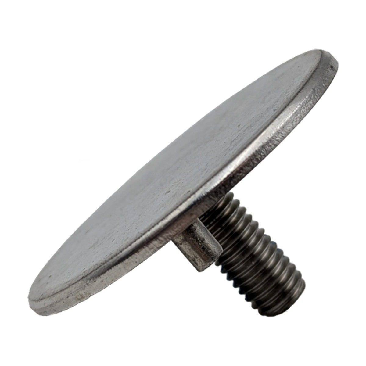 Manopola tonda inox con perno M8 per pressamerce BIZERBA mod. VS12F - 4KitchensParts