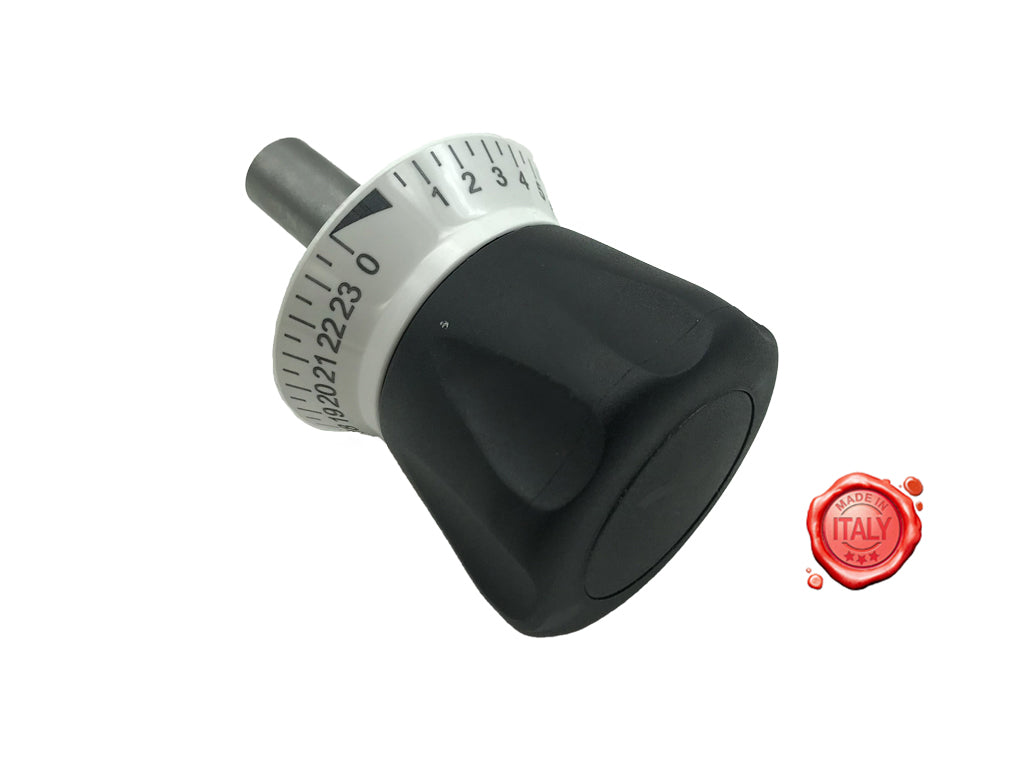 MANOPOLA OROLOGIO PERNO 18 MM MASCHERINA 0 BIZERBA FILAT MOD.M3 350 - Meat Slicer spare part - 4KitchensParts