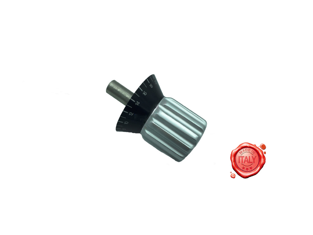 MANOPOLA OROLOGIO P.18 IN ALLUMINIO SIRMAN SIRMAN MOD.LEONARDO 300/ - Meat Slicer spare part - 4KitchensParts