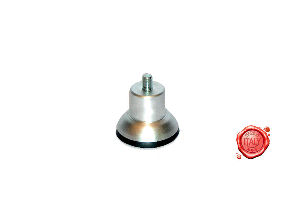 PIEDINO VENTOSA RICOPERTO ALLUMINIO PERNO UNIVERSALE - Meat Slicer spare part - 4KitchensParts