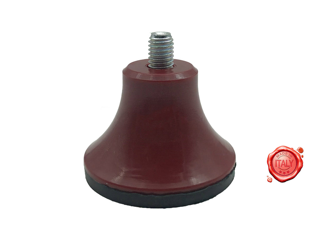 PIEDINO VENTOSA PERNO 8MA H34 ROSSO UNIVERSALE - Meat Slicer spare part - 4KitchensParts