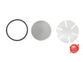 DISCO PLASTICA COMPLETO DI ROSETTA E OR PE BIZERBA MOD.SE 12-GSP - Meat Slicer spare part - 4KitchensParts