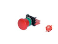 PULSANTE ARRESTO A FUNGO CON BLOCCO UNIVERSALE - Meat Slicer spare part - 4KitchensParts