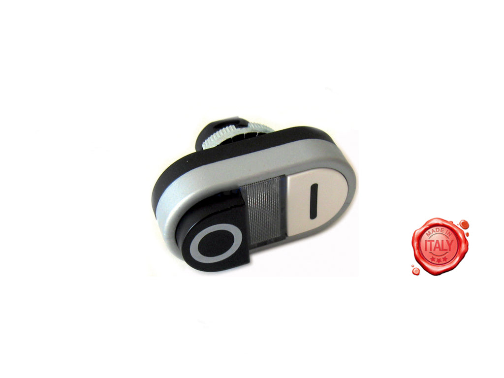 OPERATORE BIANCO NERO PER PULSANTIERA OVAL UNIVERSALE - Meat Slicer spare part - 4KitchensParts