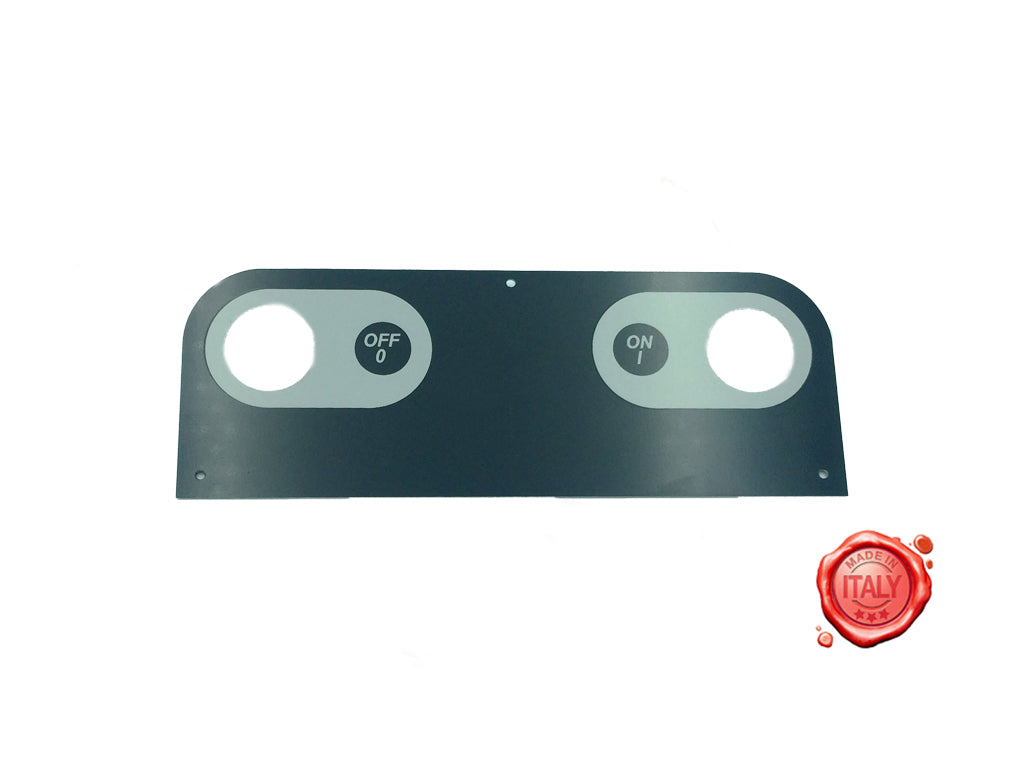 MASCHERA PULSANTIERA (IN ALLUMINIO) BS2 SIRMAN MOD.LEONARDO TOP 350 - 4KP-M-AF-PPP-00120 - 4KitchensParts