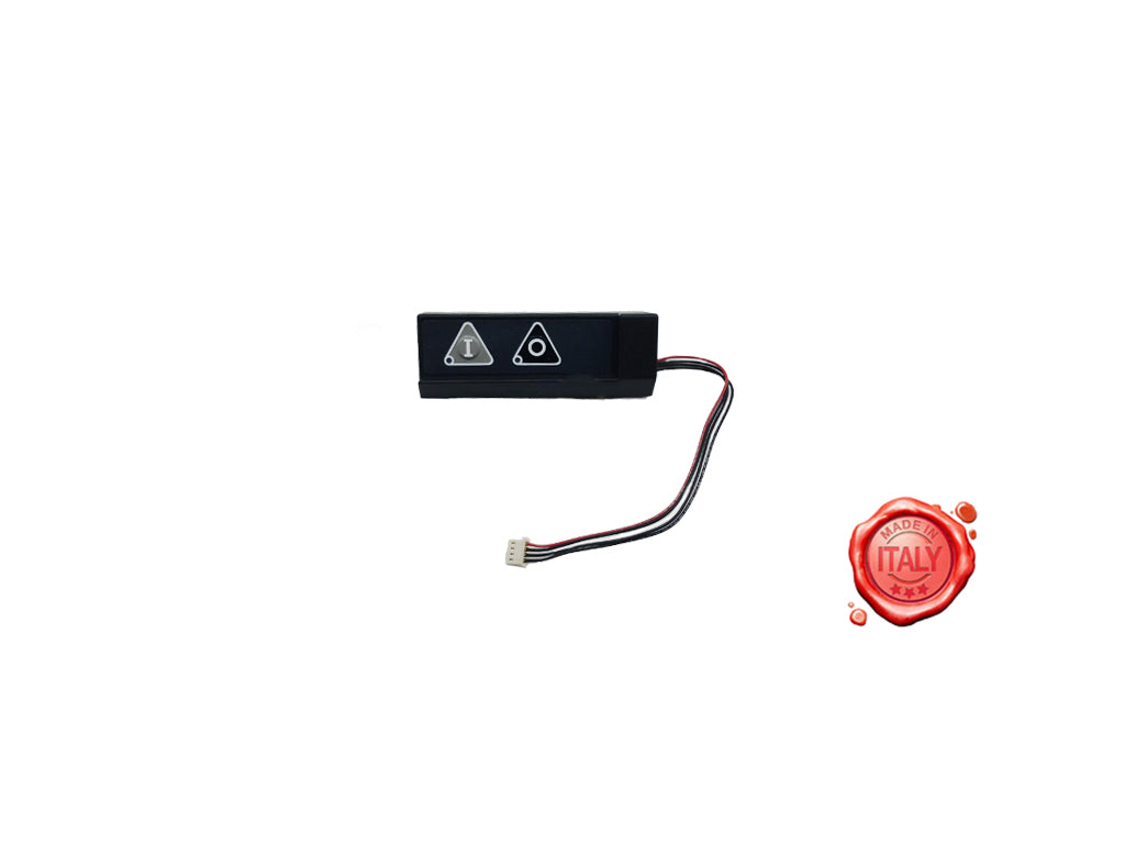 PULSANTIERA SIRMAN RETTANGOLARE LUNGH.120 MM TIPO NUOVO 2018 - 4KP-M-AF-PPP-00123 - 4KitchensParts