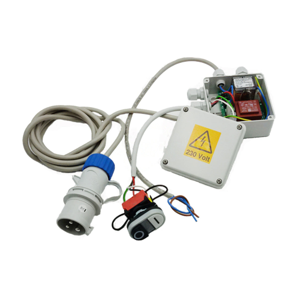 Scheda bassa tensione 230 V mod. SW3 completa di scatola pulsantiera e cavo - 4KitchensParts