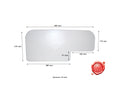 GUANTIERA OPALINA TIPO 21 - 4KP-M-AV-GUA-00019