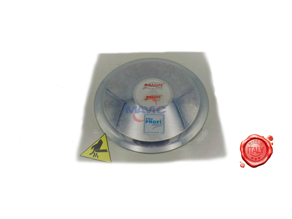 LAMA 370 VOLANO FORO 25,4 BISELLO DRITTO 100CR6 RASSPE/BERKEL - 4KP-M-AV-LRV-00005