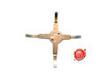 CROCIERA PIATTO TONDO DIAM.360 MM. SPES - 4KP-M-BI-CRO-00008 - 4KitchensParts