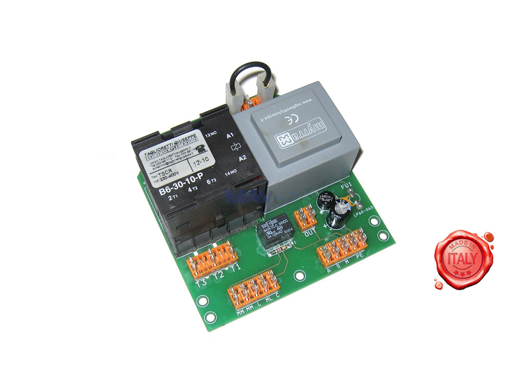 SCHEDA BASSA TENSIONE 230/400V MOD. TSCR PER GRATTUGIA CON MICRO SU LEVA - SCH3MAV0096 - 4KP-M-GR-SCA-00003 - 4KitchensParts