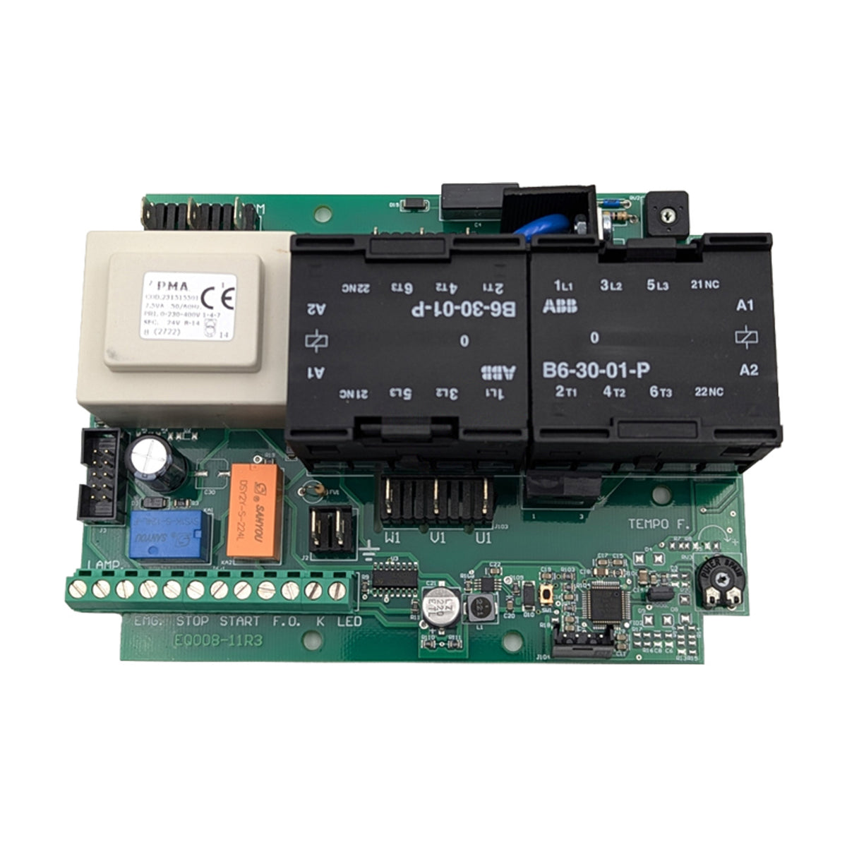 Scheda bassa tensione 230/400 V mod. EQ008-11R3 con freno motore per grattugia SIRMAN mod. GFX HP 1,5 IND. - 4KitchensParts