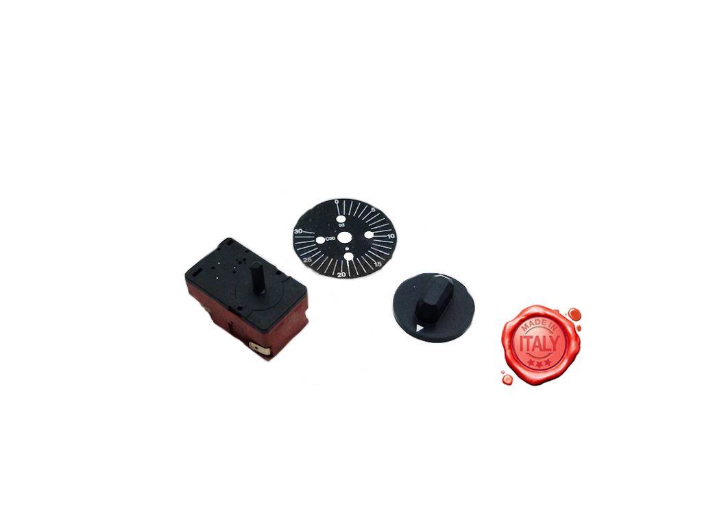 TIMER 30 CON MANOPOLA PER FORNETTO - Commercial Kitchen Equipment spare part - 4KitchensParts