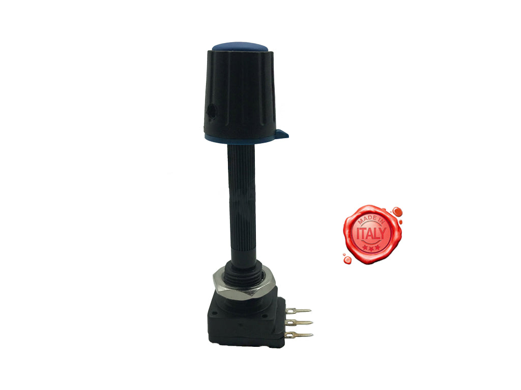 POTENZIOMETRO DA 1K-5K-10K-47K C/MANOPOLA PER SOTTOVUOTO V33 - 4KP-M-RV-SOT-00167