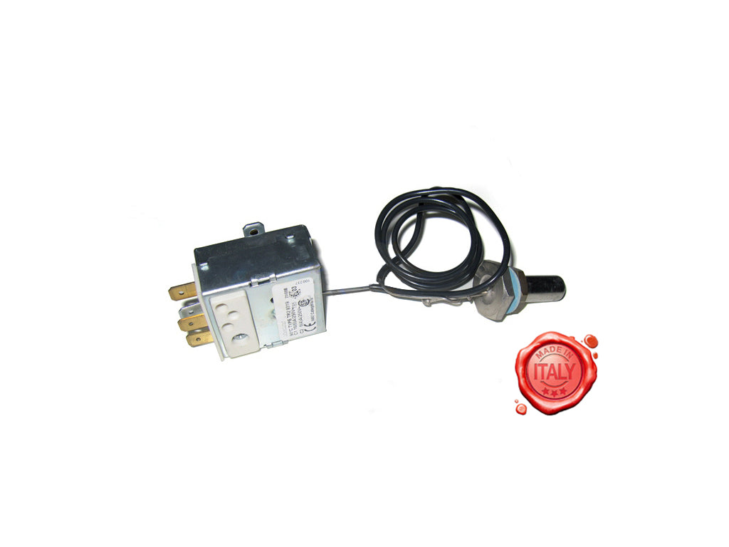 TERMOSTATO MONOFASE 0-90 C BULBO A BOTTONE - Commercial Kitchen Equipment spare part - 4KitchensParts