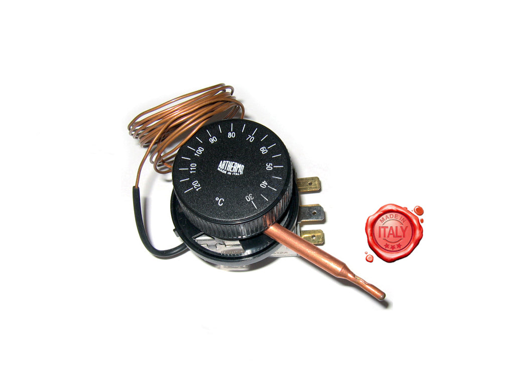 TERMOSTATO 0-120 C CON BULBO 6X95 PER STER - Commercial Kitchen Equipment spare part - 4KitchensParts