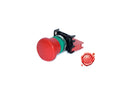 PULSANTE ARRESTO A FUNGO CON BLOCCO - PUL1MAV0172S - 4KP-M-SE-PPP-00006 - 4KitchensParts