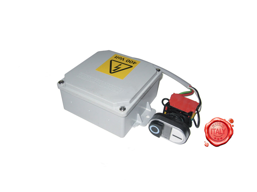 SCHEDA BASSA TENSIONE 230/400V MOD. TGFR9 CON SCATOLA E PULSANTIERA CON FRENO MOTORE - SCH4MAV0050 - 4KP-M-SE-SCA-00006 - 4KitchensParts
