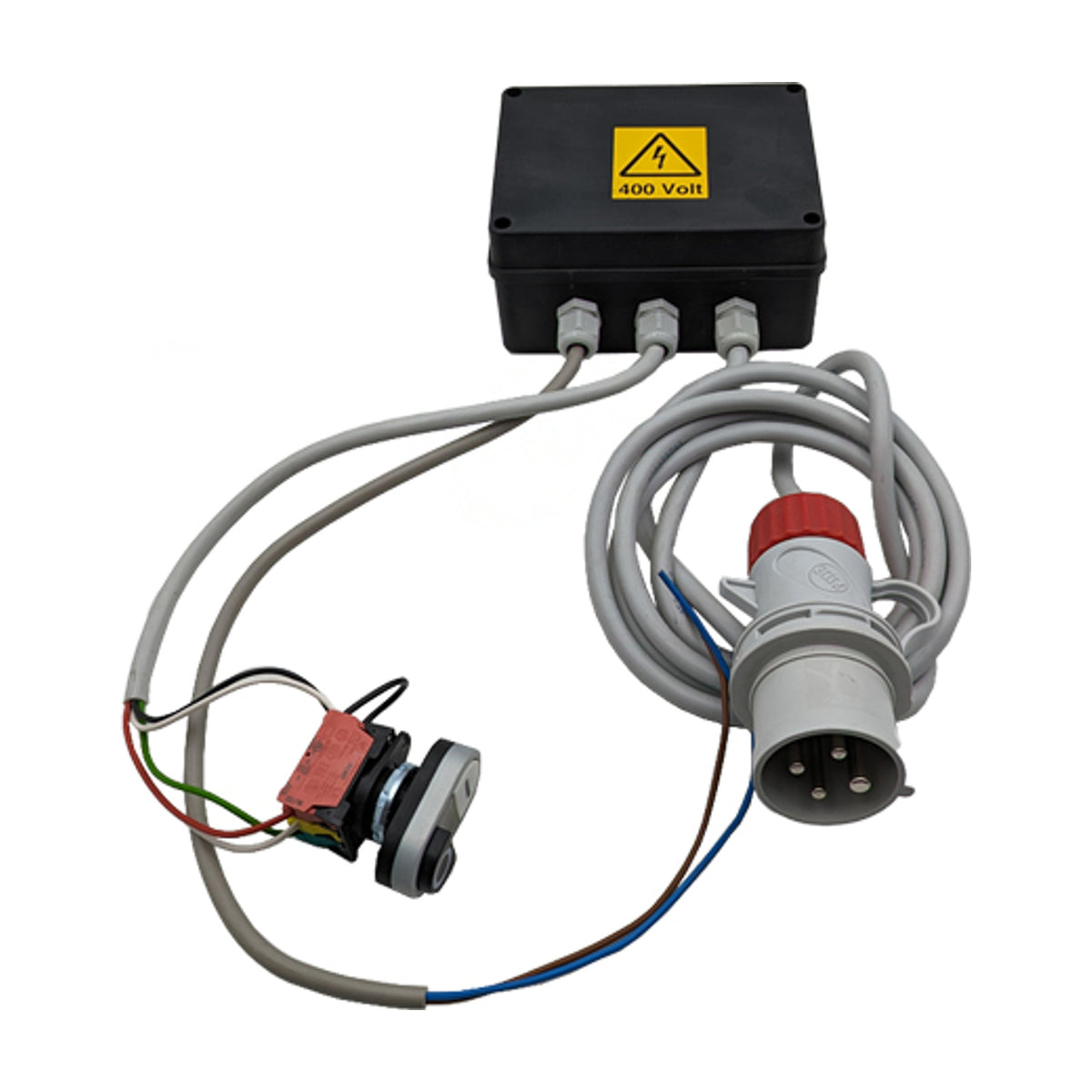 Scheda bassa tensione 230/400 V mod. TGFR16 con scatola pulsante e cavo trifase - 4KitchensParts