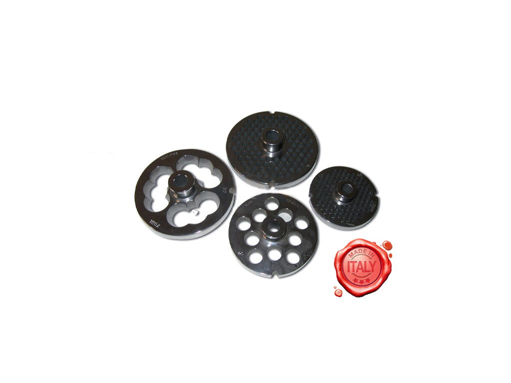 PIASTRA INOX MOD.12 DIAM.FORI 8 MM DUE TACCHE - 4KP-M-TR-PIE-00016