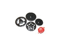 PIASTRA INOX MOD.22 DIAM.FORI 6 MM DUE TACCHE - 4KP-M-TR-PIE-00027