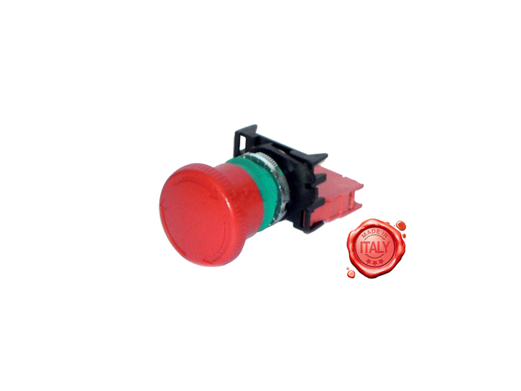 PULSANTE ARRESTO A FUNGO CON BLOCCO - 4KP-M-TR-PUL-00007